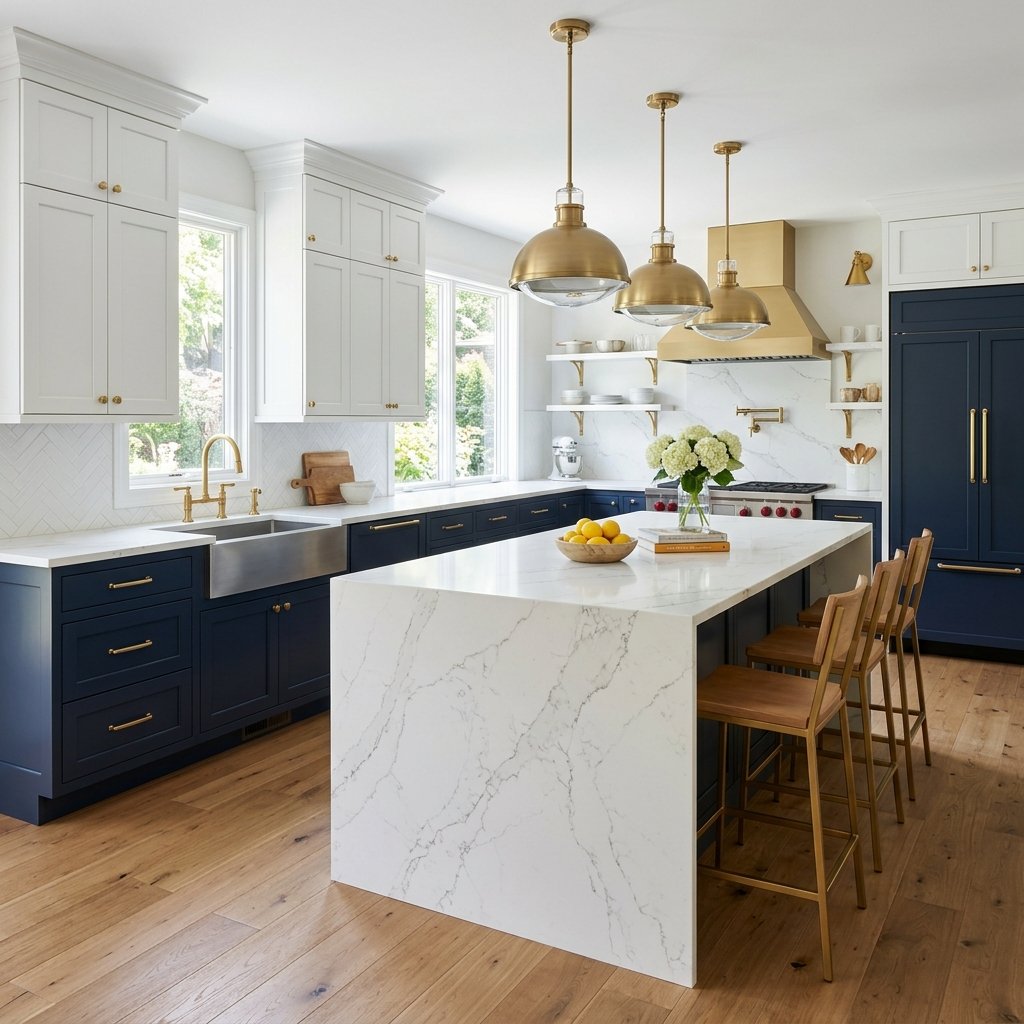 Two-tone kitchen cabinets Waterloo